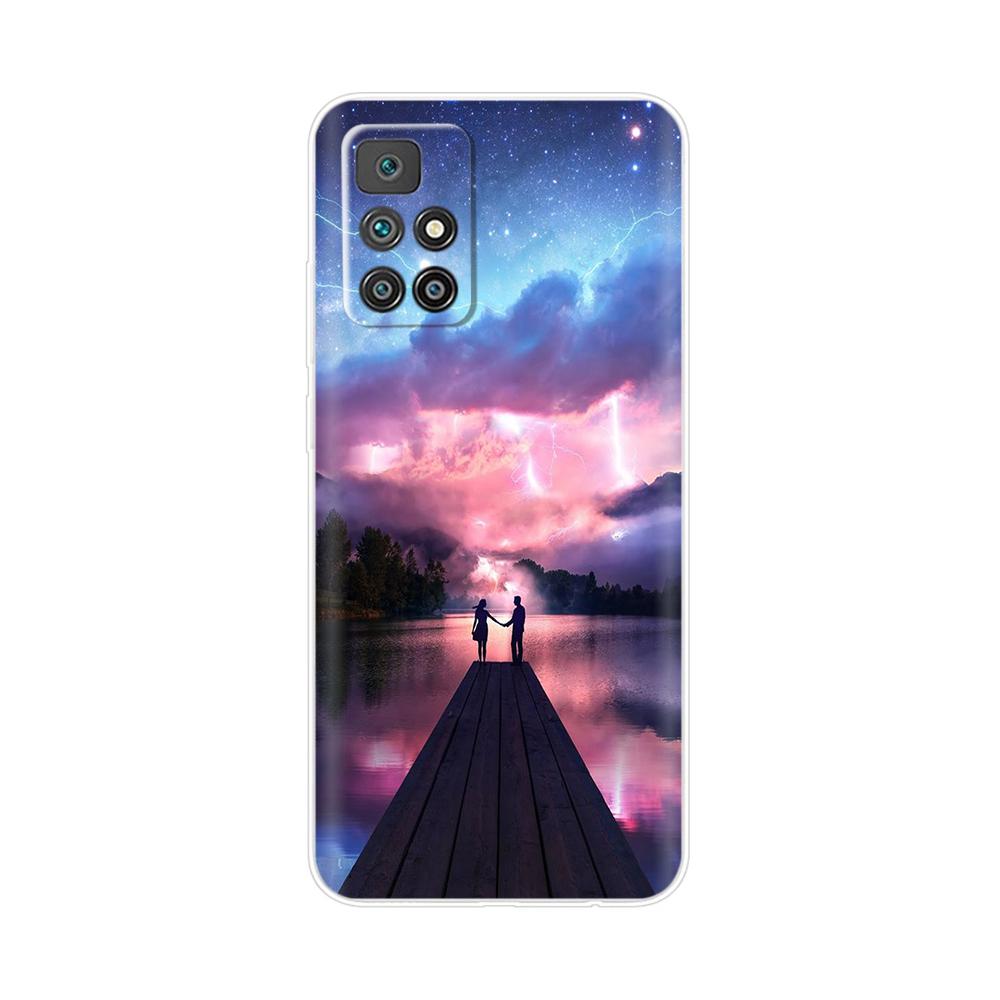 Cover For Xiaomi Redmi 10 Case For Redmi 10 2022 Coque Phone Case Silicone Bumper Shockproof Back Cover For Redmi 10 Fundas 6.5"