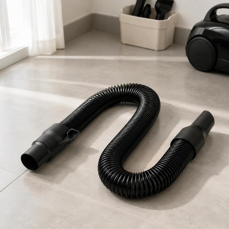 Corrugated Vacuum Hose Replacement with Molded Hose Ends and Extra Reach for 14-37-0105 Cleaning Corners and Narrow Household Areas Daily Use