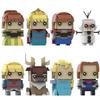 Building Blocks MOC Ice And Snow Square Head Children's Intellectual Development Building Blocks Diy Toy Model Ornaments