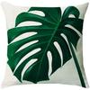 New Nordic Green Plant Printed Pillow Case Sofa Pillow Leaf Series Decorative Pillow Linen