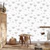 Wallpaper Owls with hearts in the background for the living room and bedroom 50x1000