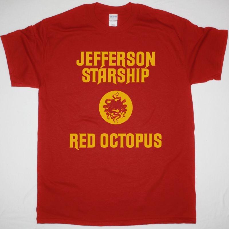 Jefferson Starship Red Octopus 1975 Red T-Shirt Rock Tee S