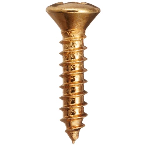 Scud Pickguard Screws, Fender Type, Inch Size, 12P Gold W-PFG
