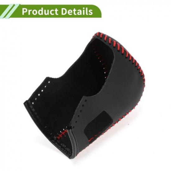 Car Gear Shift Knob Cover for Nissan Altima 2008-2012 Black Red Faux Leather