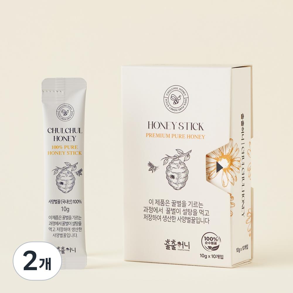 Chulchul Honey Korean Sugar Honey Sticks 2 Pcs 100g