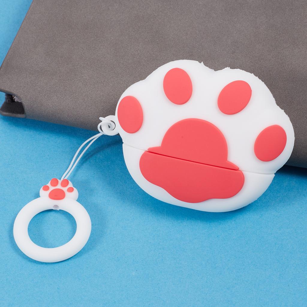 For Apple AirPods Pro Bluetooth-compatible Earphones Silicone Cover Cat Claws Protective Case