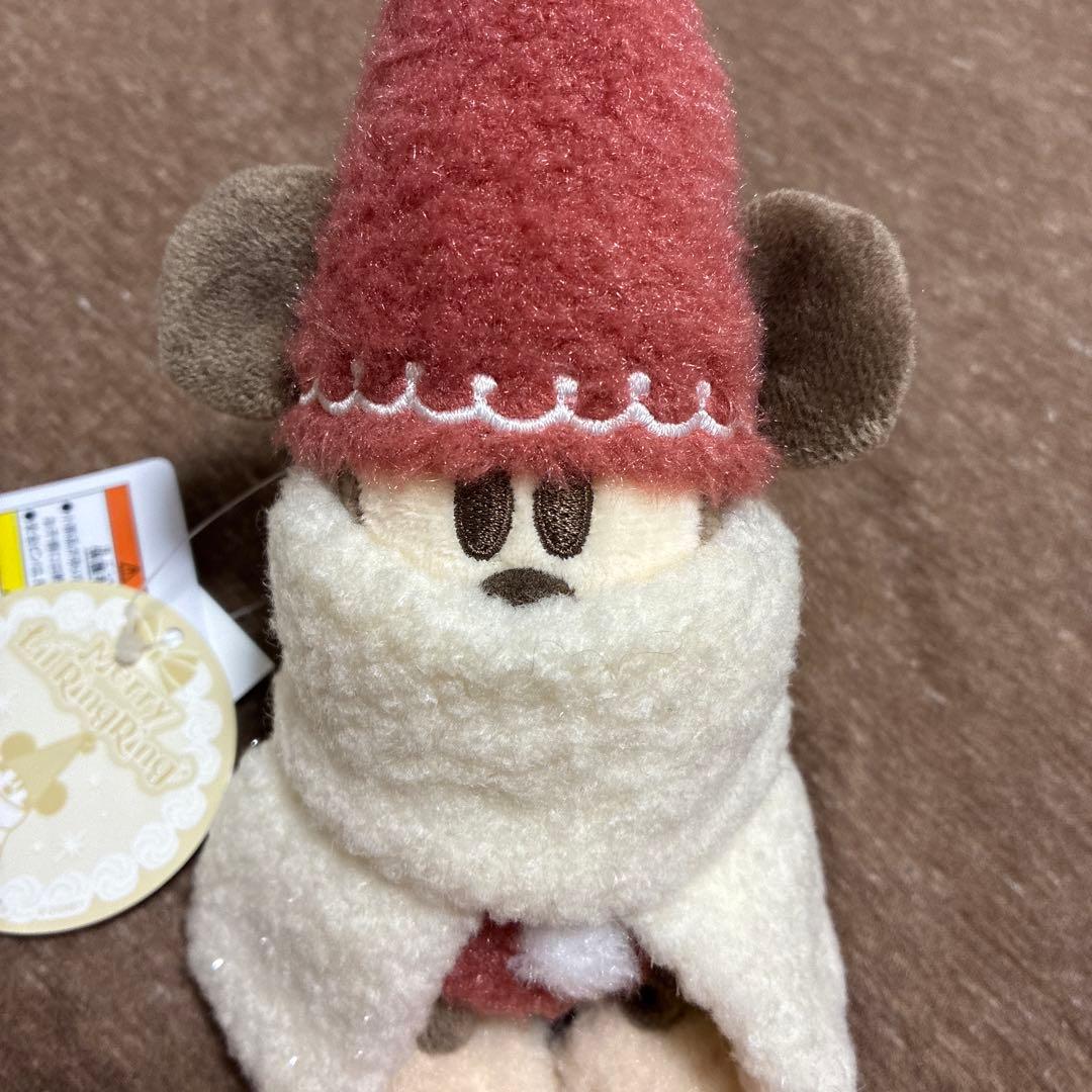 Rilurinrin Plush Badge Mickey Christmas 2025 Sea