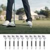 10Pcs Golf Tees Wear Resistant Professional Increase Insertion Decrease Friction Portable Oblique Distance Compact