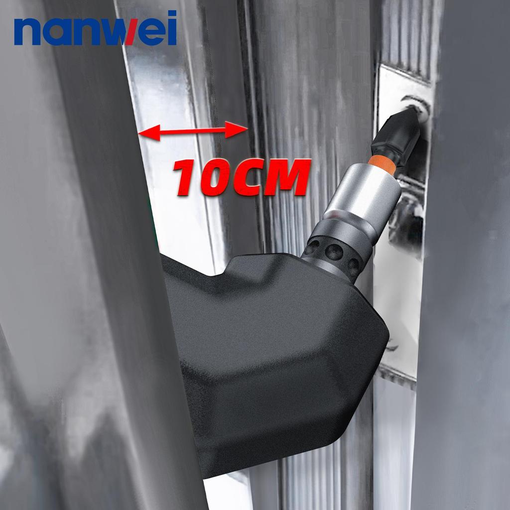 NANWEI 4-in-1 Electric Drill with Multiple Heads,brushless Motor 16 V, 45 Nm