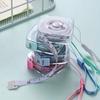 A Cute Soft Tape Measure Of 2 Meters/6 Feet, Featuring A Portable Retractable Locking Mechanism And Clear Centimeter/Inch Markings - Ideal For Sewing