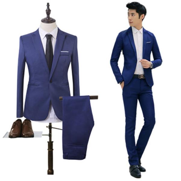 Men's Suit Jacket Two-piece Suit Groom Groomsman Casual Wedding Suit Business Suit