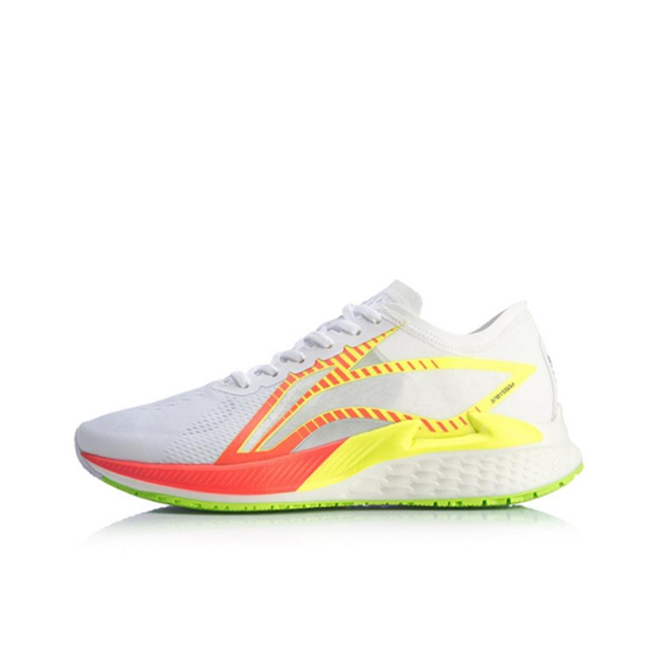 Li Ning Chasing Wind Comfortable Durable Low-Top Running Shoes Men sneaker White ARBQ007-4