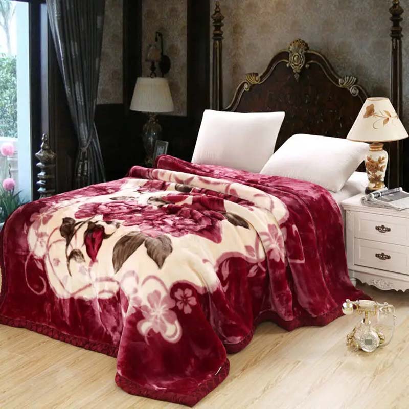 Verdikte deken Dubbel flanel Warm en zacht Enkele dubbele hoes Dekbedovertrek Beddengoed Artikel 200 cm * 230 cm Herfst en winter 150*200cm(2.5kg)