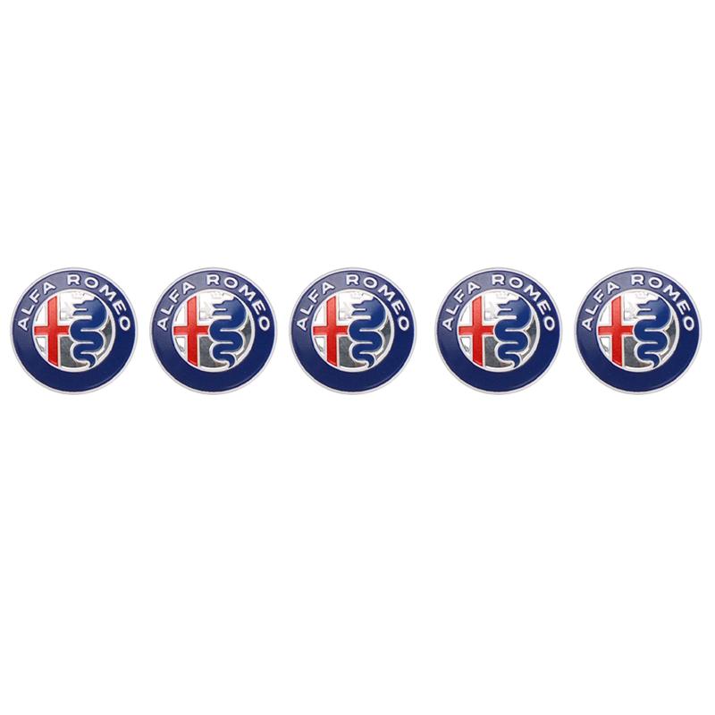

For Alfa Romeo 14mm Car Logo Remote Key Emblem Sticker Decoration Decal Accessories For Alfa Romeo Giulia Stelvio MiTo Giulietta For Alfa Romeo