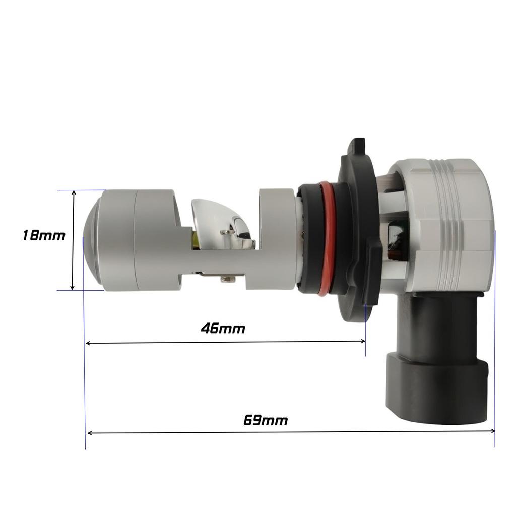 2 szt HB3 żarówki LED 12-24V CANBUS, do lamp z USA, linia odcięcia Off-Road
