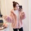 Women's Plush Hooded Sweatshirt Winter Thickened Hooded Pullover Sweatshirt