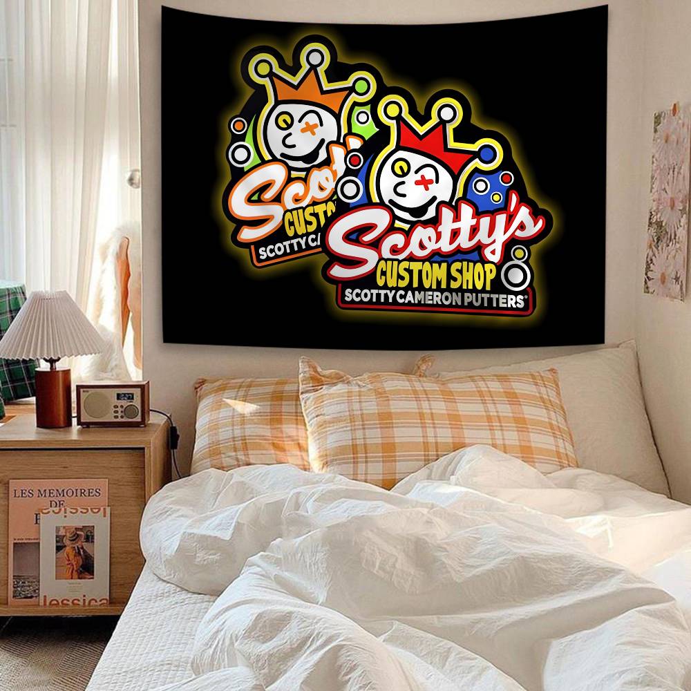SScotty Logo CCameron Chart Tapestry Home Decoration hippie bohemian decoration divination Wall Hanging Home Decor