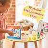 Simulated Wooden Kitchenware Toys, Parent-child Interactive Game Props