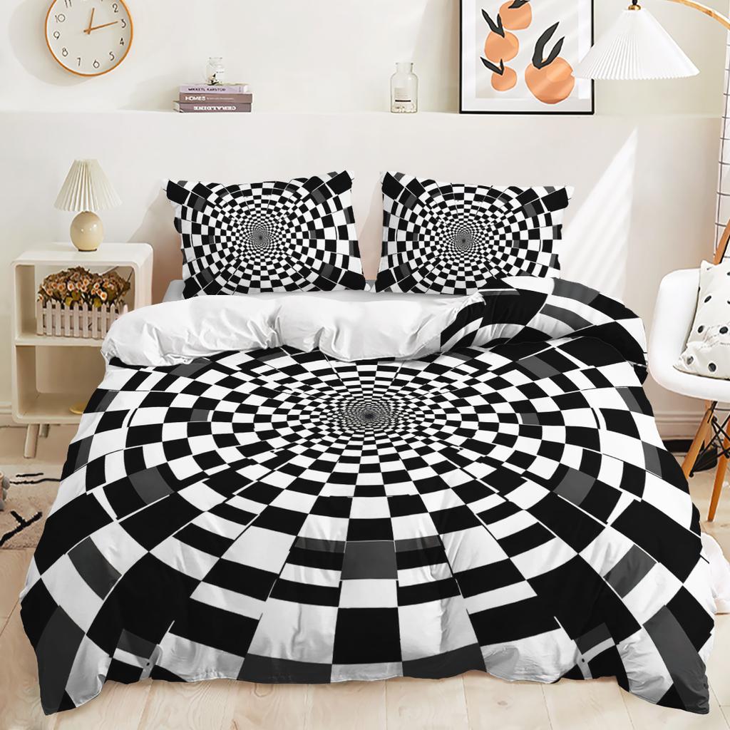 3D Digital Printing Music Theme Duvet Cover Set Piano Note Pattern Quilt Cover Pillowcase Music Lover Bedroom Decorative Bedding 3pcs