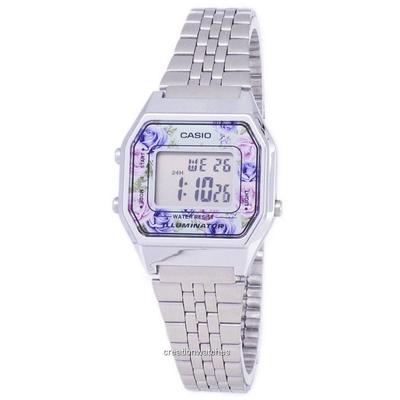 Youth Vintage Illuminator Quartz Digital LA680WA-2C Dames horloge