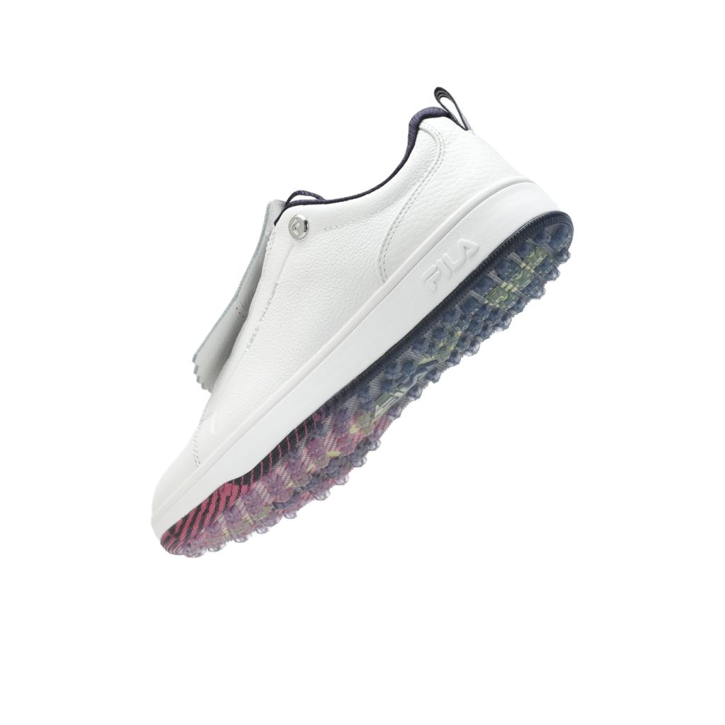 FILA GF 1911 Trainer Comfortable Versatile Shock Absorbing Non-Slip Low-Top Golf Shoes Women sneaker Bright-White A12W421702FBW