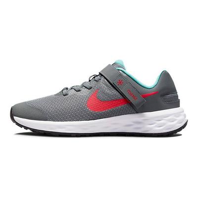 Revolution 6 FlyEase GS Smoke Grey Siren Red Kids Sneakers Washed-Teal DD1113-006