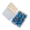 100Pcs Heart Shape Metal Push Pins Cork Notice Board Pin Decorative Thumb Tacks for Display Document Picture Note Memo