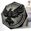1pc Raven Symbol Automatic Open/close Folding Umbrella, Compact Portable Travel Umbrella, Perfect Birthday/Christmas, Cute Umbrella, Durable