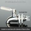 304 Stainless Steel Spigot for Wine Barrels, Glass Infusion Bottles, Beverage Containers, Juice Barrels, and Ceramic Jars