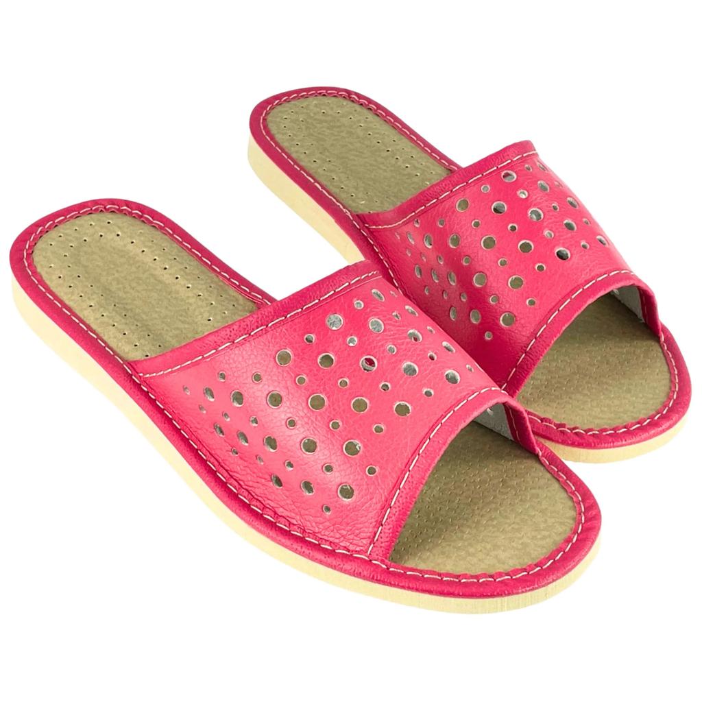 Pink Cheap House Slippers, Comfortable Women's Slippers 35