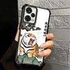 Cartoon Fat Tiger Funny Plating Phone Case For Xiaomi Redmi Note 14 15 Pro Plus 13 12 11 11S 11T 10 9S 9 5G Anti-Fall Airabag Co