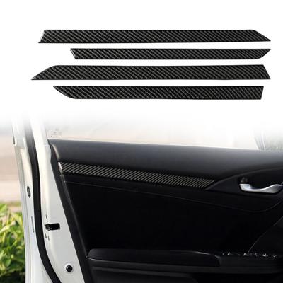 4ks samolepek s pruhem panelu dveří auta vhodné pro Honda Ten Generation Civic 2016-2019