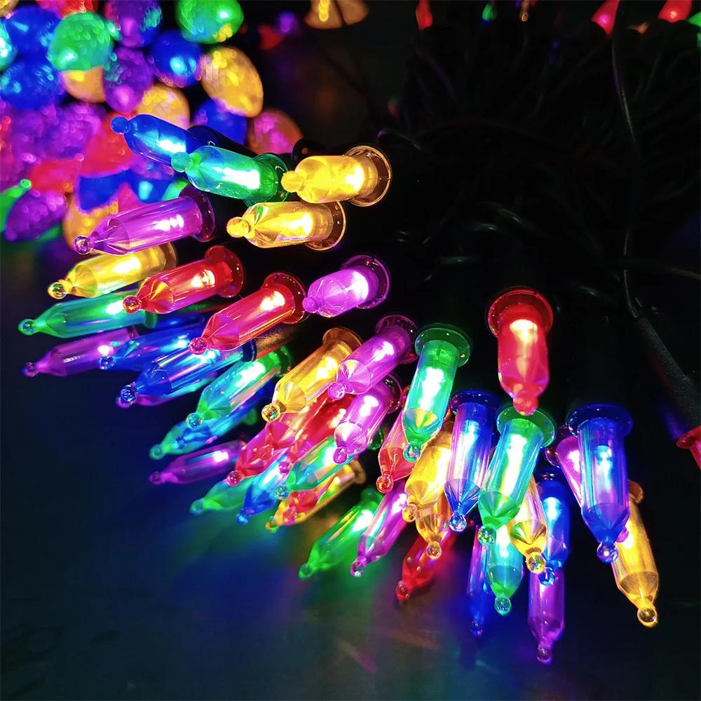 50/100 LED Outdoor String Lights Battery Operated Mini Christmas Fairy Lights Battery Operated 8 Modes for Party Wedding Decor