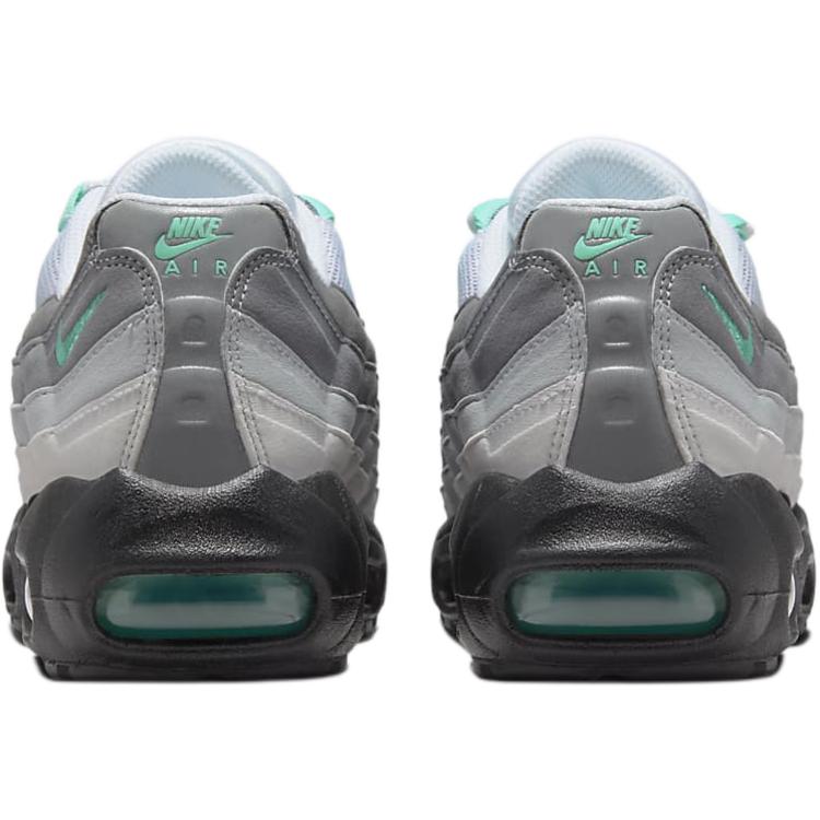 Nike Baskets Air Max 95 GS Hyper Turquoise Enfant Gris Blanc Gris Fer HV2538-100