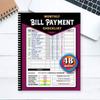 Efficient Bill Tracker Notebook 960 Billing Records Financial Planner Folder  Personal Finance