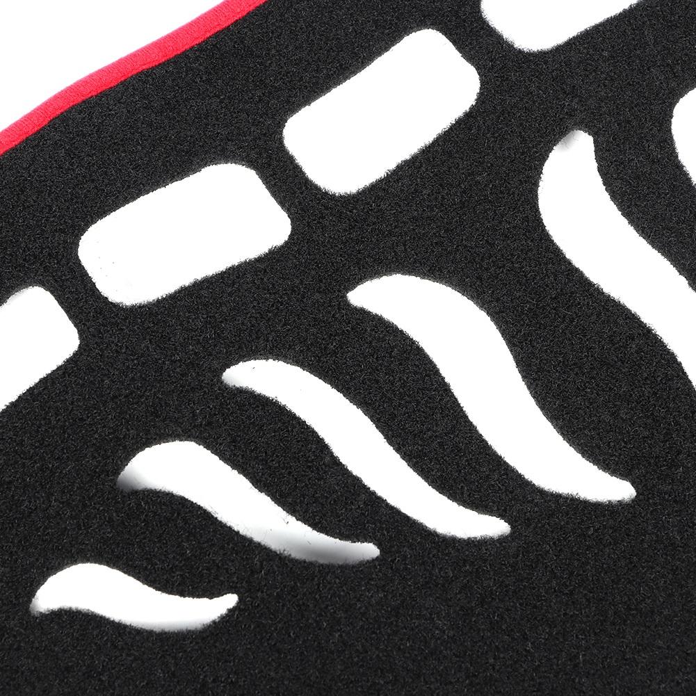 Car Dashboard Cover Mat to Avoid Light, Colorfast, UV Resistant, Installation, Replacement for 2012-2016 with Vents and Openings for