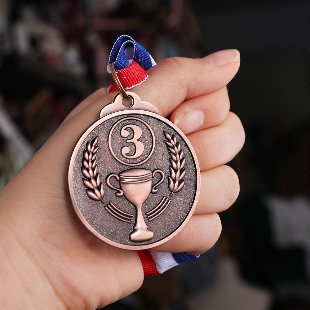 Medaglie di bronzo d'argento d'oro danzanti, premi di gioco sportivo, premi di competizione, premi di zinco, premi di lega di zinco, premi di zinco