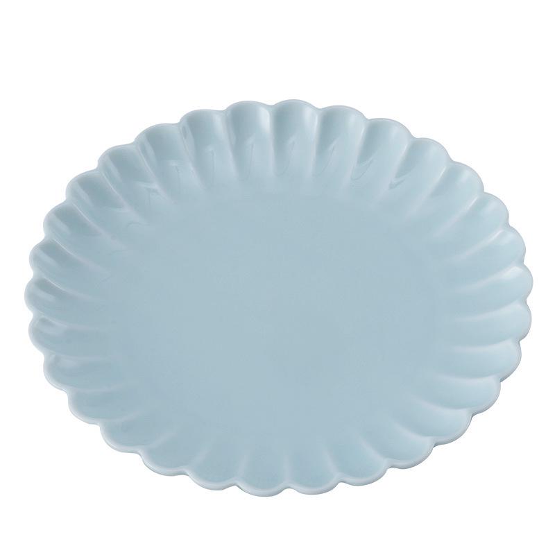 Exquisite Chinese Round Dessert Plate - Perfect for Snacks, Tea, Fruit, or Cakes