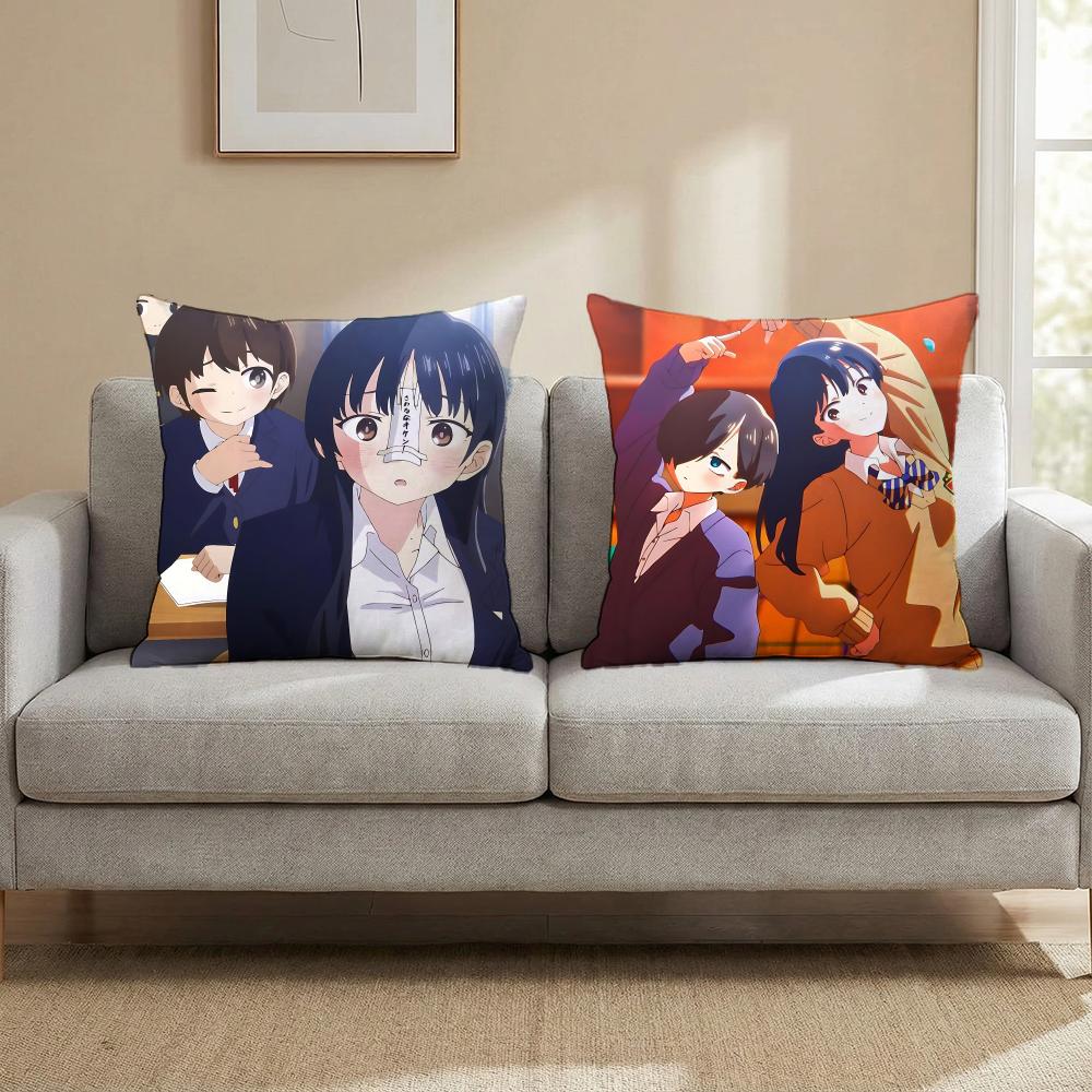 Anime The Dangers In My Heart Season 2 Cushion Cover Cushion Cover Set 4Pcs 50X50 45X45 40X40 Pillowcase Decorative Sofa Home