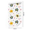 Stars and hearts wallpaper for living room and bedroom 50x1000