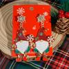New Fashion Soldier King Pendant Earrings for Women Cute Animal Koala Rhinestone Bells Drop Earring New Year Holiday Jewelry