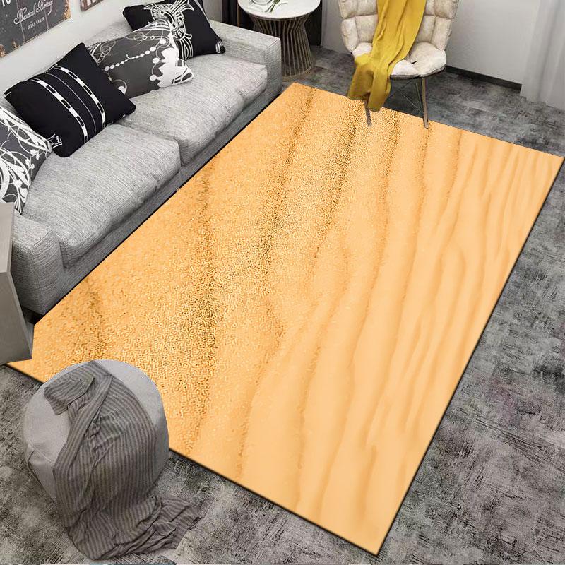 Desert Sand Texture Carpet Suitable As a Non-slip Mat for the Living Room or Bedroom Sofa