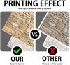 7x5FT Polyester Light Brown Rock Wall Backdrop Brick Stone Rustic Photography Background Supplies for Vintage Birthday Party Newborn Ph