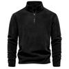 Men’s Stand Collar Half Zip Fleece Pullover
