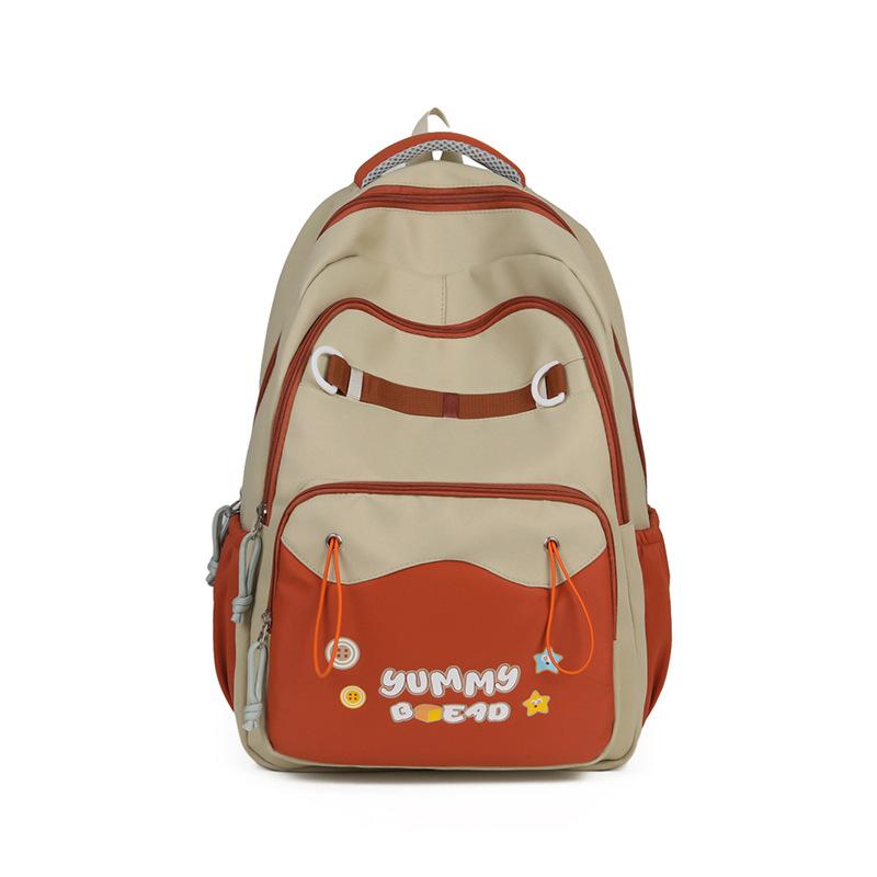 Schoolbag wholesale female cute ridge protection versatile backpack large capacity lightweight junior high school backpack new fashion primary school