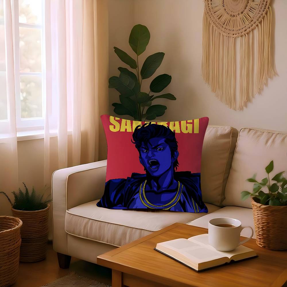Anime SLAM DUNK Sakuragi Cushion Cover Pillow Cover Decor Pillowcase Printed Cushion Case For Couch