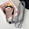 Cute Little Girl Ugly Cute Mobile Phone Back Clip Crossbody Rope Strap Rope Thick And Stable Anti-Drop Braided Rope Neck Lanyard
