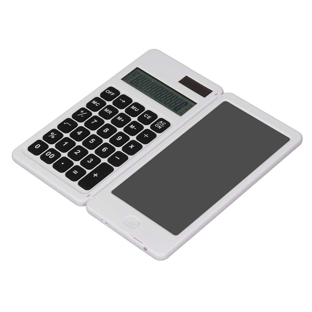 Desk Calcultor Solar Powered Multifunctional Desktop Calculator with Writing Tablet