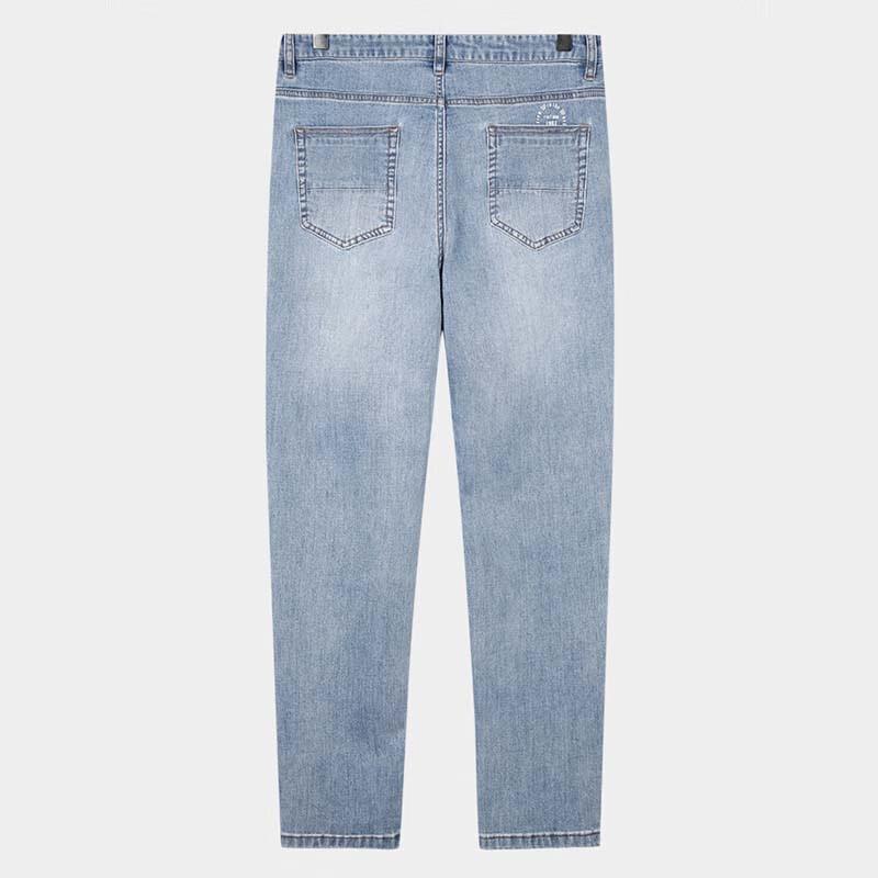 TRIES Men's 55255E0220 Washed Straight-Leg Denim Jeans