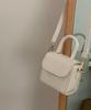 Women's Korean-style Mini Shoulder Bag, Square, Small Handbag, Mini Bag (white)